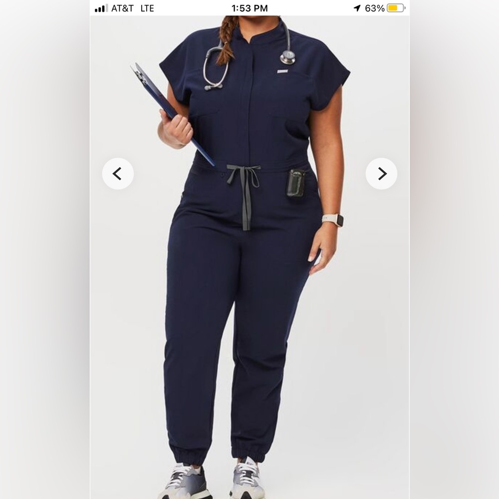 FIGS Jumpsuit in BLACK.
